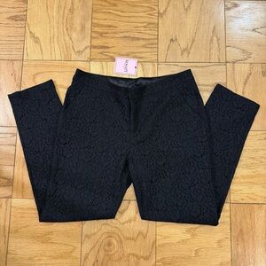 Kova&T Black Lace Pants NWT
